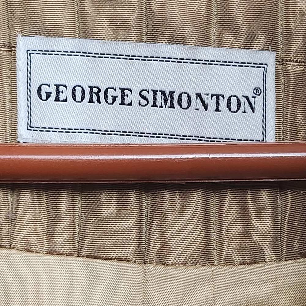 George Simonton Tan Quilted Blazer - Picture 3 of 5